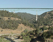 ForestHill Bridge - highest bridge in Califonia - 733 feet