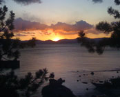 Sunset in Tahoe